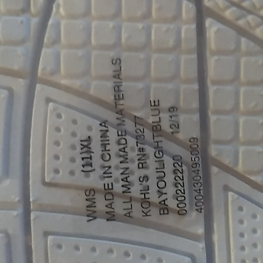 NWT women's Tek Gear light blue sandals - Picture 9 of 10
